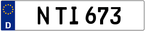 Truck License Plate